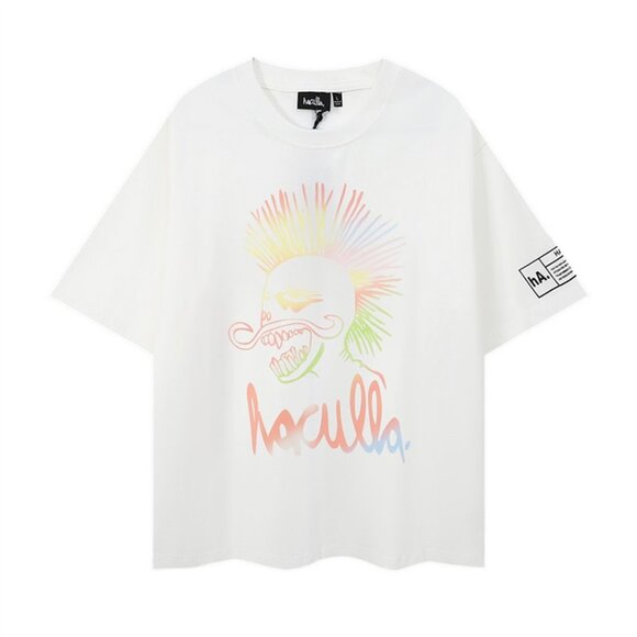 Haculla White T Shirt With Colorful Character Print - Picture 1 of 12